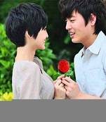 Vighnaharta Rhodium Plated alloy Ring with Scented Rose Ring Box for Women and Girls.