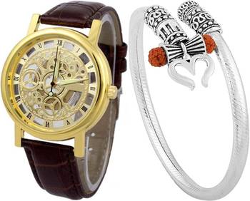 sporty design watch and kadaa(bracelet) combo for mens 1