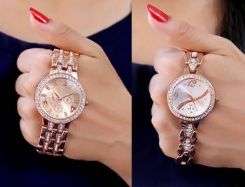 Sizzling Design Pack of 2 Analogue Women Watches Combo 1
