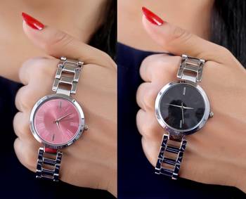 Sizzling Design Pack of 2 Analogue Women Watches Combo 1
