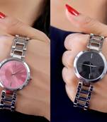 Sizzling Design Pack of 2 Analogue Women Watches Combo
