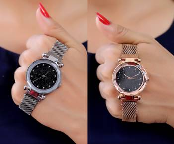 Sizzling Design Pack of 2 Analogue Women Watches Combo 1