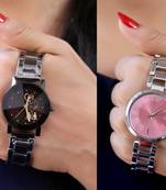 Sizzling Design Pack of 2 Analogue Women Watches Combo