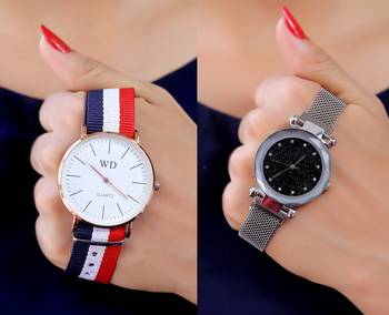 Sizzling Design Pack of 2 Analogue Women Watches Combo 1