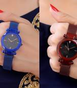 Sizzling Design Pack of 2 Analogue Women Watches Combo