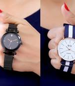 Sizzling Design Pack of 2 Analogue Women Watches Combo