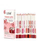 Menow Professional Pack of 12 True Lips Lip Liner Pencils