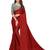 Maroon plain chiffon saree with blouse