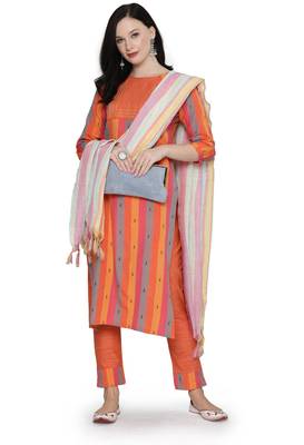 Multicolor weaved cotton salwar 1