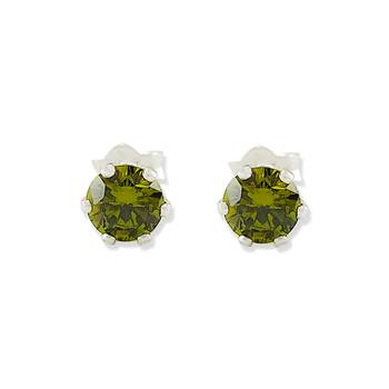 Silver cubic zirconia 925-sterling-silver-earrings 1