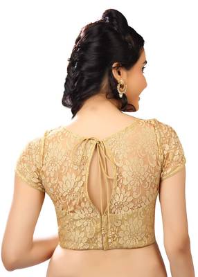 Gold Net Readymade-Blouse 2