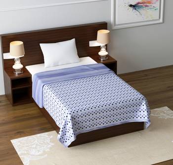 Jaipuri Single Bed Dohar Lightweight Reversible Dohar for Single Bed Blanket/Duvet/Quilt/AC Dohar Multi Stars Print 2