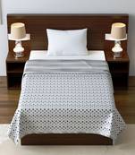 Jaipuri Single Bed Dohar Lightweight Reversible Dohar for Single Bed Blanket/Duvet/Quilt/AC Dohar Multi Stars Print