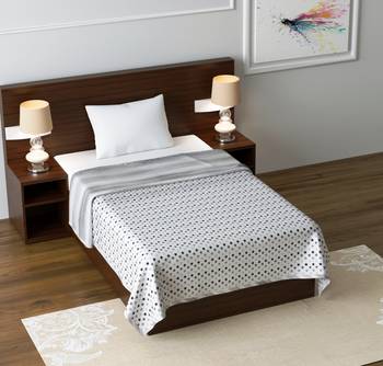 Jaipuri Single Bed Dohar Lightweight Reversible Dohar for Single Bed Blanket/Duvet/Quilt/AC Dohar Multi Stars Print 2