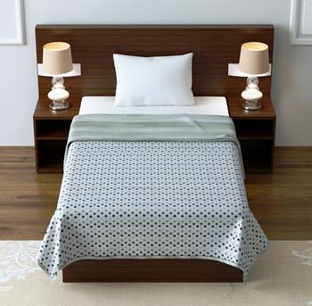 Jaipuri Single Bed Dohar Lightweight Reversible Dohar for Single Bed Blanket/Duvet/Quilt/AC Dohar Multi Stars 1