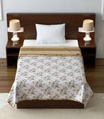 Jaipuri Single Bed Dohar Lightweight Reversible Dohar for Single Bed Blanket/Duvet/Quilt/AC Dohar Flowers Print