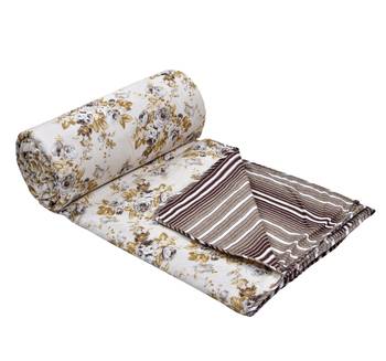 Jaipuri Double Bed Dohar Lightweight Reversible Dohar for Double Bed Blanket/Duvet/Quilt/AC Dohar Flowers Print 3