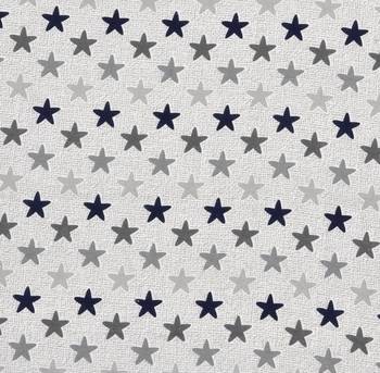 Jaipuri Double Bed Dohar Lightweight Reversible for Double Bed Blanket/Duvet/Quilt/AC Dohar Multi Grey Stars Print 3
