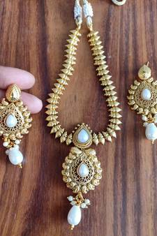 White agate necklaces