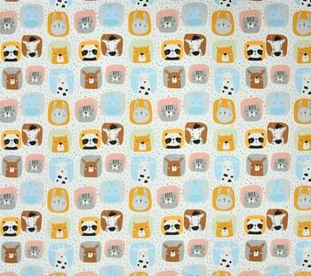 Supersoft Fitted Elastic Double Bed Kids Bedsheet Cat Heads Print With 2 Pillow Cover (Color-White : Size-72" X 78") 4