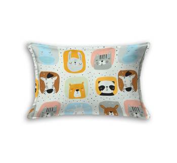 Fitted Single Elastic Bedsheet Pure Glace Cotton Animal With 1 Pillow Cover (Color : Multicolor, Size : 36 X 78 Inch) 3