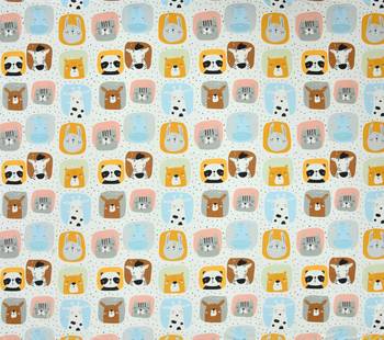 Fitted Single Elastic Bedsheet Pure Glace Cotton Animal With 1 Pillow Cover (Color : Multicolor, Size : 36 X 78 Inch) 4