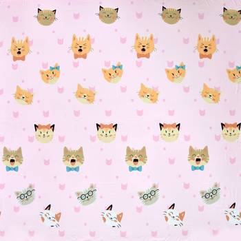 Supersoft Fitted Elastic Double Bed Kids Bedsheet With 2 Pillow Cover (Color-Pink, : Size-72" X 78") 5