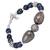 Pearlz Ocean Uber Chic Dyed Freshwater Pearl & Pyrite Bead 7.5 Inches Bracelet