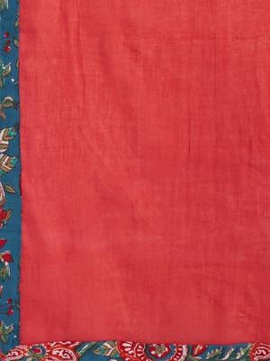 Blue Cotton Printed stitched   Kurta    Pant with dupatta 9