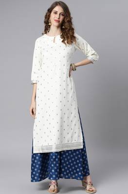 Off white printed silk maxi dresses 2