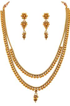 Gold necklace-sets