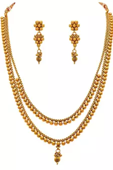 Gold necklace-sets