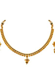 Gold necklace-sets