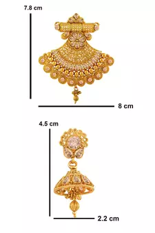 Gold necklace-sets