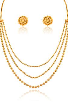 Gold necklace-sets