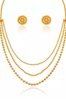 Gold necklace-sets
