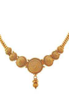 Gold necklace-sets