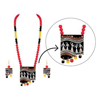 Red necklace-sets 3