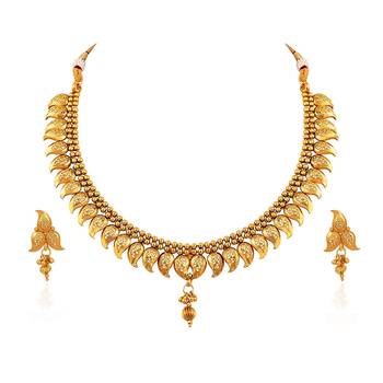 Gold necklace-sets 1