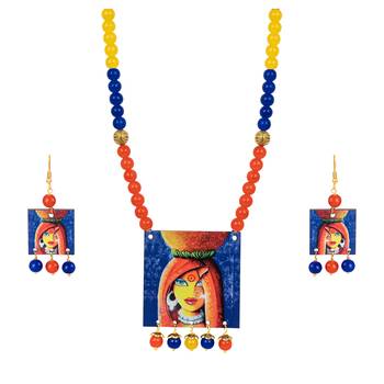Orange necklace-sets 1