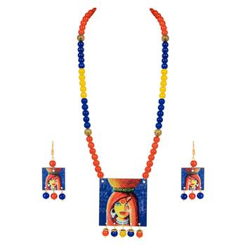 Orange necklace-sets 2