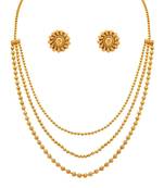 Gold necklace-sets