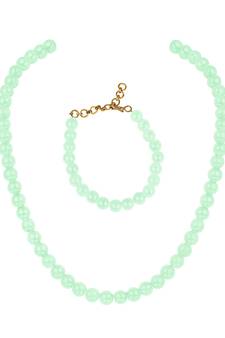 Green necklace-sets