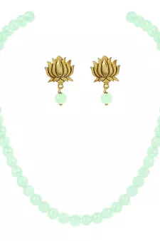 Green necklace-sets