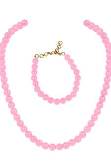 Pink necklace-sets