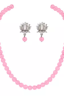 Pink necklace-sets