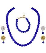 Blue necklace-sets