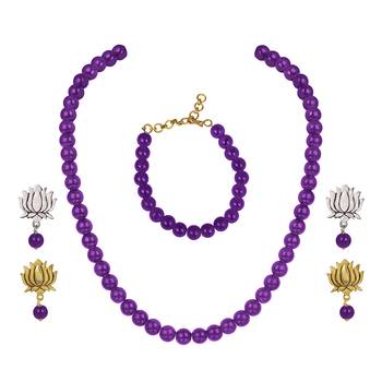 Purple necklace-sets 1