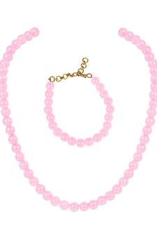 Pink necklace-sets