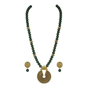 Green necklace-sets 2